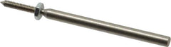Made in USA - 1/8" Shank Rubberized Abrasive Point Mandrel - 1/16" Hole Compatibility, for Points - Industrial Tool & Supply