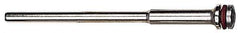 Made in USA - 3/32" Shank Rubberized Abrasive Point Mandrel - 1/16" Hole Compatibility, for Small Wheels - Industrial Tool & Supply
