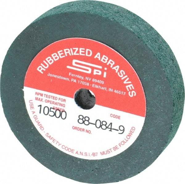Made in USA - 2" Diam x 1/4" Hole x 3/8" Thick, 46 Grit Surface Grinding Wheel - Aluminum Oxide/Silicon Carbide Blend, Coarse Grade, 10,500 Max RPM - Industrial Tool & Supply