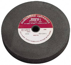 Made in USA - 6" Diam x 1/2" Hole x 1" Thick, 46 Grit Surface Grinding Wheel - Aluminum Oxide/Silicon Carbide Blend, Coarse Grade, 3,600 Max RPM - Industrial Tool & Supply