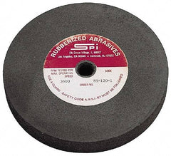 Made in USA - 8" Diam x 1/2" Hole x 1/4" Thick, 46 Grit Surface Grinding Wheel - Aluminum Oxide/Silicon Carbide Blend, Coarse Grade, 2,600 Max RPM - Industrial Tool & Supply