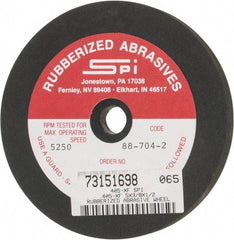 Made in USA - 4" Diam x 1/2" Hole x 3/8" Thick, 240 Grit Surface Grinding Wheel - Aluminum Oxide/Silicon Carbide Blend, Very Fine Grade, 5,250 Max RPM - Industrial Tool & Supply