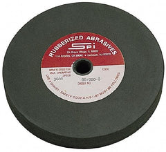 Made in USA - 6" Diam x 1/2" Hole x 1" Thick, 240 Grit Surface Grinding Wheel - Aluminum Oxide/Silicon Carbide Blend, Very Fine Grade, 3,600 Max RPM - Industrial Tool & Supply