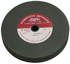 Made in USA - 8" Diam x 1/2" Hole x 3/8" Thick, 240 Grit Surface Grinding Wheel - Aluminum Oxide/Silicon Carbide Blend, Very Fine Grade, 2,600 Max RPM - Industrial Tool & Supply
