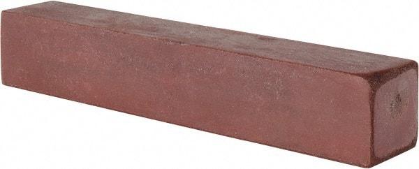 Made in USA - 1" Wide x 6" Long x 1" Thick, Square Abrasive Stick - Fine Grade - Industrial Tool & Supply