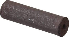 Made in USA - 1/4" Max Diam x 7/8" Long, Cylinder, Rubberized Point - Fine Grade, Silicon Carbide, 1/16" Arbor Hole, Unmounted - Industrial Tool & Supply
