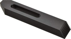 Gibraltar - M6, M8 & M10mm Stud, Steel, Plain Strap Clamp - 56mm Travel, 152mm OAL x 29mm Wide x 19mm High, Black Oxide Finish, Tapered Nose - Industrial Tool & Supply