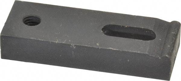 Gibraltar - 5/16" Stud, Medium Carbon Steel, Strap Clamp - 7/16" Travel, 2-3/4" OAL x 1" Wide x 1/2" High, Black Oxide Finish, Radius Nose - Industrial Tool & Supply