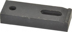 Gibraltar - 5/16" Stud, Medium Carbon Steel, Strap Clamp - 7/16" Travel, 2-3/4" OAL x 1" Wide x 1/2" High, Black Oxide Finish, Radius Nose - Industrial Tool & Supply