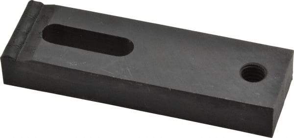 Gibraltar - 5/16" Stud, Medium Carbon Steel, Strap Clamp - 13/16" Travel, 3-1/4" OAL x 1" Wide x 1/2" High, Black Oxide Finish, Radius Nose - Industrial Tool & Supply