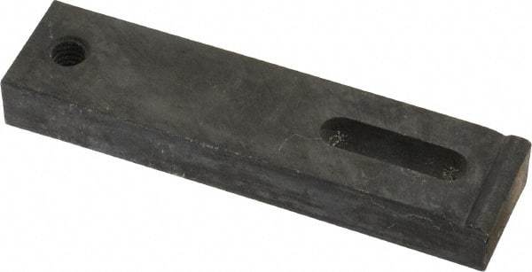 Gibraltar - 5/16" Stud, Medium Carbon Steel, Strap Clamp - 7/8" Travel, 4" OAL x 1" Wide x 1/2" High, Black Oxide Finish, Radius Nose - Industrial Tool & Supply