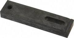 Gibraltar - 5/16" Stud, Medium Carbon Steel, Strap Clamp - 7/8" Travel, 4" OAL x 1" Wide x 1/2" High, Black Oxide Finish, Radius Nose - Industrial Tool & Supply
