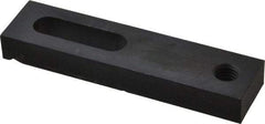 Gibraltar - 1/2" Stud, Medium Carbon Steel, Strap Clamp - 1-1/2" Travel, 5" OAL x 1-1/4" Wide x 5/8" High, Black Oxide Finish, Radius Nose - Industrial Tool & Supply