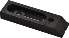 Gibraltar - 4-1/8" OAL x 1-1/4" Overall Width, Low Grip Nose, Steel Manual Edge Clamp - Black Oxide Coating, 5/8" High, 3/8" Socket Cap Screw Slot, 2" Travel - Industrial Tool & Supply