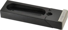 Gibraltar - 4-1/8" OAL x 1-1/4" Overall Width, Standard Grip Nose, Steel Manual Edge Clamp - Black Oxide Coating, 5/8" High, 3/8" Socket Cap Screw Slot, 2" Travel - Industrial Tool & Supply