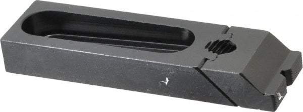 Gibraltar - 5-3/16" OAL x 1-1/2" Overall Width, Low Grip Nose, Steel Manual Edge Clamp - Black Oxide Coating, 3/4" High, 1/2" Socket Cap Screw Slot, 2-1/2" Travel - Industrial Tool & Supply