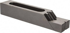 Gibraltar - 7-1/8" OAL x 1-1/2" Overall Width, Standard Grip Nose, Steel Manual Edge Clamp - Black Oxide Coating, 1-1/4" High, 1/2" Socket Cap Screw Slot, 3-5/16" Travel - Industrial Tool & Supply