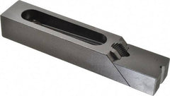Gibraltar - 7-3/8" OAL x 1-1/2" Overall Width, High Grip Nose, Steel Manual Edge Clamp - Black Oxide Coating, 1-1/4" High, 1/2" Socket Cap Screw Slot, 3-5/16" Travel - Industrial Tool & Supply