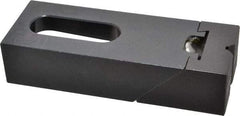 Gibraltar - 5-1/4" OAL x 2" Overall Width, High Grip Nose, Steel Manual Edge Clamp - Black Oxide Coating, 1-1/4" High, 3/4" Socket Cap Screw Slot, 1-3/8" Travel - Industrial Tool & Supply