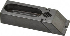 Gibraltar - 2-7/8" OAL x 1" Overall Width, Low Grip Nose, Steel Manual Edge Clamp - Black Oxide Coating, 5/8" High, 5/16" Socket Cap Screw Slot, 1-1/4" Travel - Industrial Tool & Supply