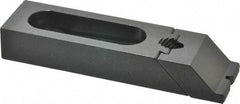 Gibraltar - 5-5/16" OAL x 1-1/2" Overall Width, Low Grip Nose, Steel Manual Edge Clamp - Black Oxide Coating, 7/8" High, 1/2" Socket Cap Screw Slot, 2" Travel - Industrial Tool & Supply
