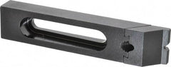 Gibraltar - 7-1/4" OAL x 1-1/2" Overall Width, Low Grip Nose, Steel Manual Edge Clamp - Black Oxide Coating, 7/8" High, 1/2" Socket Cap Screw Slot, 3" Travel - Industrial Tool & Supply