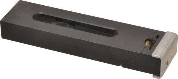 Gibraltar - 4-11/16" OAL x 1-1/4" Overall Width, Standard Grip Nose, Steel Manual Edge Clamp - Black Oxide Coating, 5/8" High, 3/8" Socket Cap Screw Slot, 2-3/16" Travel - Industrial Tool & Supply