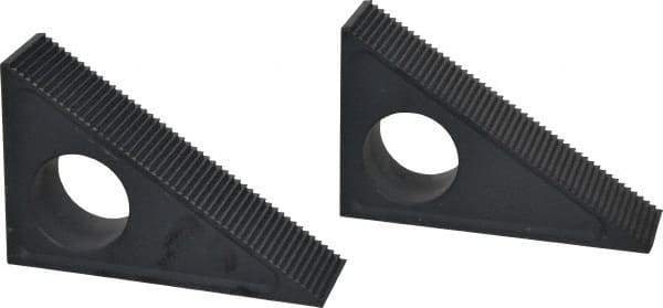 Gibraltar - 2 Piece, 3-1/2 to 9" Height Adjustment, Steel Step Block - 1/16" Step Depth, 1/8" Step Elevation, 1-1/2" Width, 5-21/64" Base Depth, 3-7/16" Height - Industrial Tool & Supply
