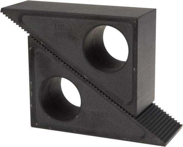 Gibraltar - 2 Piece, 3-1/2 to 9" Height Adjustment, Steel Step Block - 1/16" Step Depth, 1/8" Step Elevation, 2" Width, 5-21/64" Base Depth, 3-7/16" Height - Industrial Tool & Supply