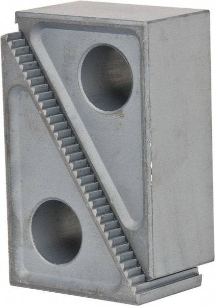 Gibraltar - 2 Piece, 64 to 152mm Height Adjustment, Steel Step Block - 1/16" Step Depth, 1/8" Step Elevation, 38mm Width, 3-3/4" Base Depth, 2-15/32" Height - Industrial Tool & Supply