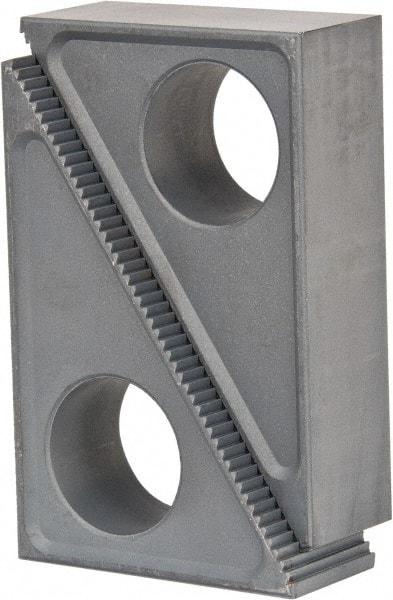 Gibraltar - 2 Piece, 89 to 229mm Height Adjustment, Steel Step Block - 1/16" Step Depth, 1/8" Step Elevation, 38mm Width, 5-21/64" Base Depth, 3-7/16" Height - Industrial Tool & Supply