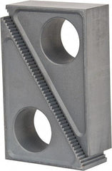 Gibraltar - 2 Piece, 89 to 229mm Height Adjustment, Steel Step Block - 1/16" Step Depth, 1/8" Step Elevation, 38mm Width, 5-21/64" Base Depth, 3-7/16" Height - Industrial Tool & Supply
