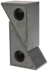 Gibraltar - 2 Piece, 64 to 152mm Height Adjustment, Steel Step Block - 1/16" Step Depth, 1/8" Step Elevation, 51mm Width, 3-3/4" Base Depth, 2-15/32" Height - Industrial Tool & Supply