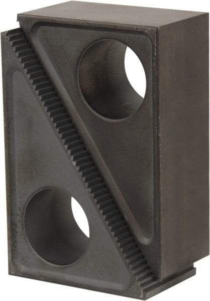 Gibraltar - 2 Piece, 89 to 229mm Height Adjustment, Steel Step Block - 1/16" Step Depth, 1/8" Step Elevation, 51mm Width, 5-21/64" Base Depth, 3-7/16" Height - Industrial Tool & Supply