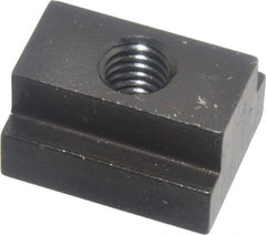 Gibraltar - 3/8-16 Blind Tapped T Slot Nut - 9/16" Slot Width, 7/8 x 11/32" Base Width x Height, 1-1/8 x 5/8" OAL x Height - Industrial Tool & Supply