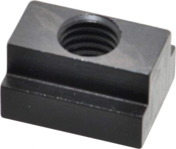 Gibraltar - 1/2-13 Blind Tapped T Slot Nut - 9/16" Slot Width, 7/8 x 11/32" Base Width x Height, 1-1/8 x 5/8" OAL x Height - Industrial Tool & Supply