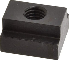 Gibraltar - 1/2-13 Blind Tapped T Slot Nut - 11/16" Slot Width, 1-1/8 x 7/16" Base Width x Height, 1-1/4 x 3/4" OAL x Height - Industrial Tool & Supply