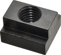 Gibraltar - 5/8-11 Blind Tapped T Slot Nut - 11/16" Slot Width, 1-1/8 x 7/16" Base Width x Height, 1-1/4 x 3/4" OAL x Height - Industrial Tool & Supply