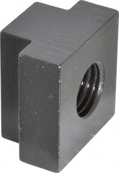 Gibraltar - 3/4-10 Blind Tapped T Slot Nut - 7/8" Slot Width, 1-1/2 x 9/16" Base Width x Height, 1-1/2 x 1" OAL x Height - Industrial Tool & Supply