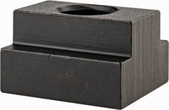 Gibraltar - 5/8-11 Tapped Through T Slot Nut - 11/16" Slot Width, 1-1/8 x 7/16" Base Width x Height, 1-1/4 x 3/4" OAL x Height - Industrial Tool & Supply