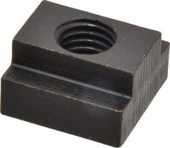 Gibraltar - 5/8-11 Tapped Through T Slot Nut - 3/4" Slot Width, 1-1/4 x 15/32" Base Width x Height, 1-1/4 x 3/4" OAL x Height - Industrial Tool & Supply