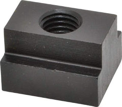 Gibraltar - 5/8-11 Tapped Through T Slot Nut - 13/16" Slot Width, 1-1/4 x 9/16" Base Width x Height, 1-1/2 x 1" OAL x Height - Industrial Tool & Supply