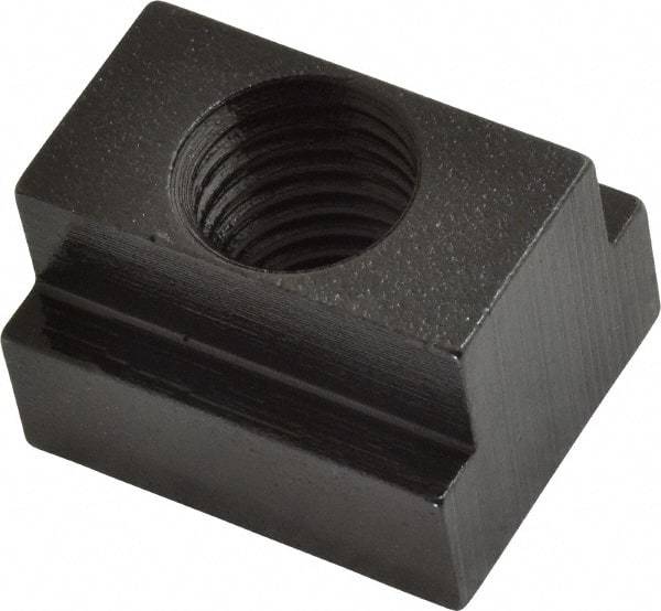 Gibraltar - 3/4-10 Tapped Through T Slot Nut - 13/16" Slot Width, 1-1/4 x 9/16" Base Width x Height, 1-1/2 x 1" OAL x Height - Industrial Tool & Supply