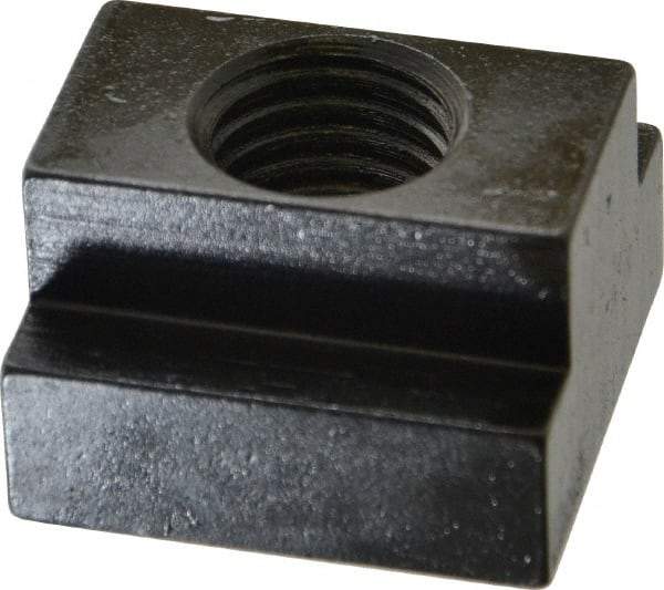 Gibraltar - 3/4-10 Tapped Through T Slot Nut - 7/8" Slot Width, 1-1/2 x 9/16" Base Width x Height, 1-1/2 x 1" OAL x Height - Industrial Tool & Supply