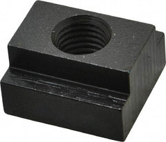 Gibraltar - 3/4-10 Tapped Through T Slot Nut - 1" Slot Width, 1-5/8 x 5/8" Base Width x Height, 1-3/4 x 1" OAL x Height - Industrial Tool & Supply