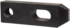 Gibraltar - 21/32" Stud, Carbon Steel, Strap Clamp - 1/2" Travel, 4" OAL x 1-1/4" Wide x 5/8" High, Black Oxide Finish, Tapered Nose - Industrial Tool & Supply