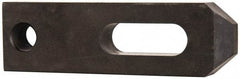 Gibraltar - 21/32" Stud, Carbon Steel, Strap Clamp - 1-1/4" Travel, 5" OAL x 1-1/2" Wide x 3/4" High, Black Oxide Finish, Tapered Nose - Industrial Tool & Supply