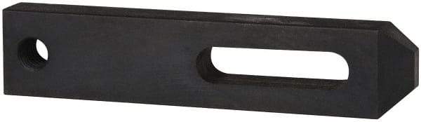 Gibraltar - 21/32" Stud, Carbon Steel, Strap Clamp - 2" Travel, 7" OAL x 1-1/2" Wide x 7/8" High, Black Oxide Finish, Tapered Nose - Industrial Tool & Supply
