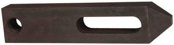 Gibraltar - 25/32" Stud, Carbon Steel, Strap Clamp - 2-1/4" Travel, 8" OAL x 1-3/4" Wide x 1-1/8" High, Black Oxide Finish, Tapered Nose - Industrial Tool & Supply