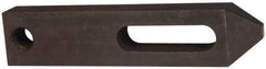 Gibraltar - 25/32" Stud, Carbon Steel, Strap Clamp - 2-1/4" Travel, 8" OAL x 1-3/4" Wide x 1-1/8" High, Black Oxide Finish, Tapered Nose - Industrial Tool & Supply